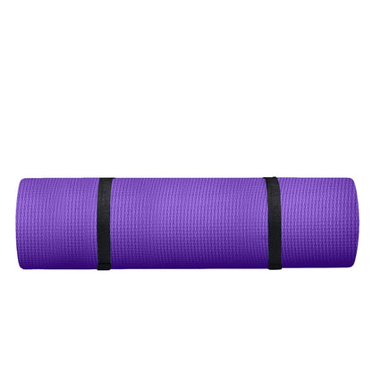 Outdoor Sports and Yoga Yoga Mat Non Monochrome Women Mat Mat 4Mm Sports Men Fitness & Yoga Equipment Fitness Mats Large Workout Mat Mat for Women Men Kids Home Gym Workout